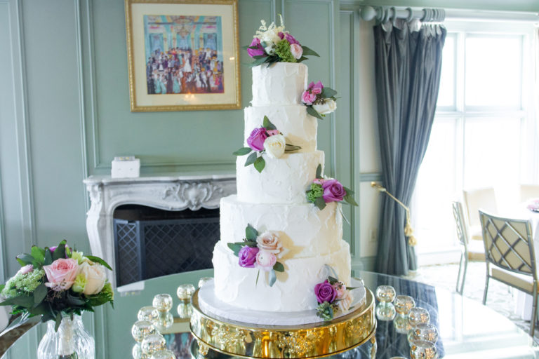 Wedding Cake Flower Arrangement