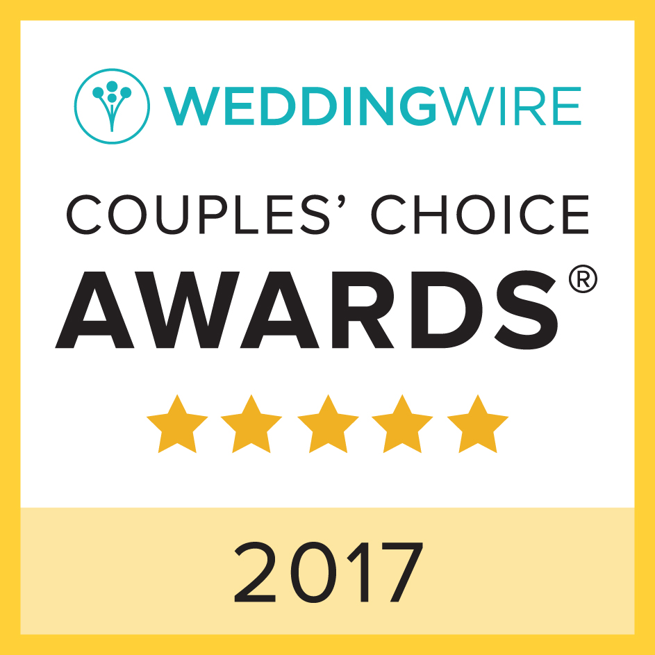 WeddingWire Couples' Choice Awards 2017 badge - TPG - The Plant Gallery