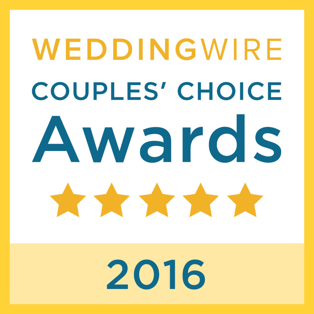 WeddingWire Couples' Choice Awards 2016 badge - TPG - The Plant Gallery