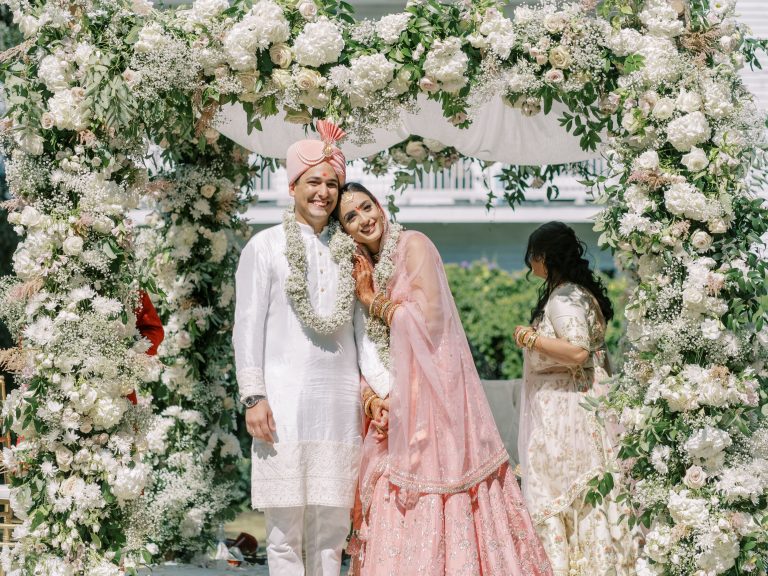 Floral Wedding Vow Arch